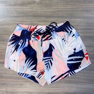 Athleta Tropical Patterned Board Shorts